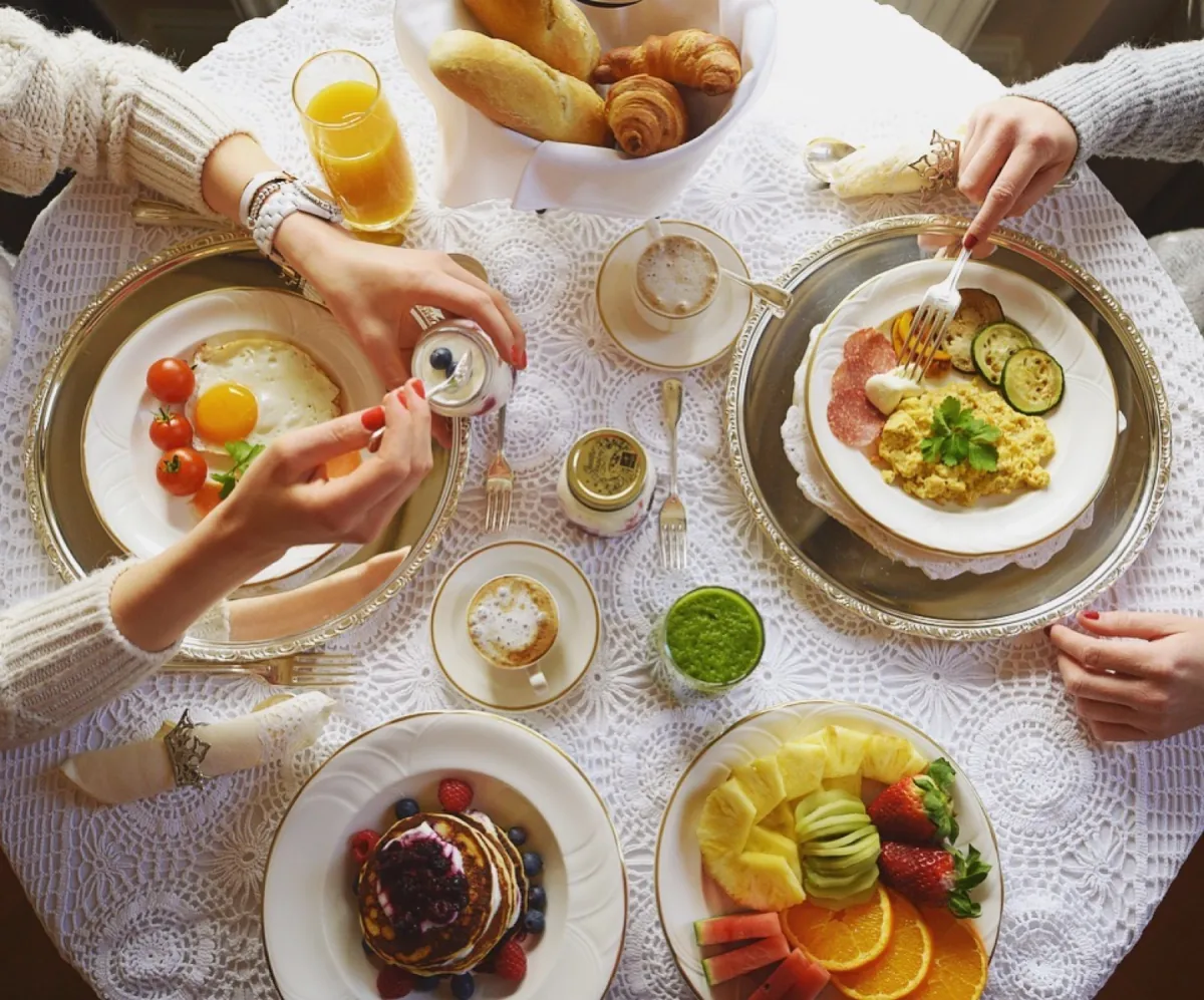 Breakfast at Villa Adora